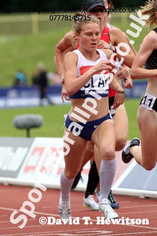 Womens 1500 metres, British Championships, Birmingham. Photo: David T. Hewitson/Sports for All Pics